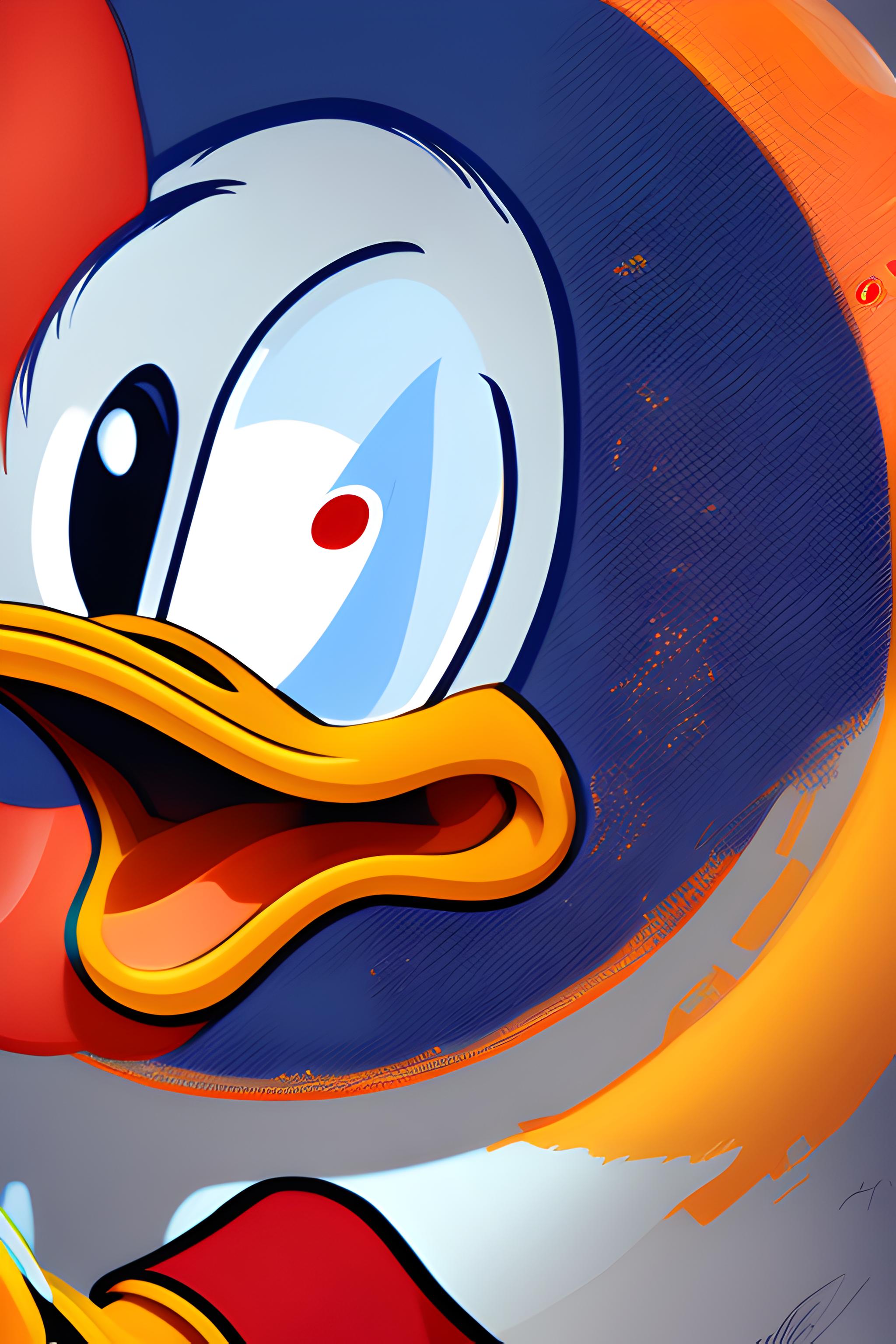 Donald Duck in space
